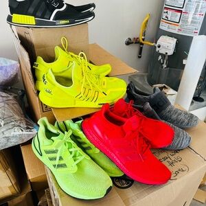 SOLD ✅Adidas Men’s  - Neon Yellow, Red, Gray, Black
